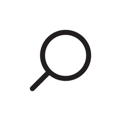 Loupe vector icon. Magnifier flat sign design. Zoom symbol pictogram. UX UI icon