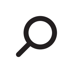 Loupe vector icon. Magnifier flat sign design. Zoom symbol pictogram. UX UI icon