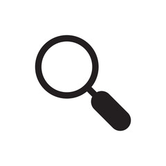 Loupe vector icon. Magnifier flat sign design. Zoom symbol pictogram. UX UI icon
