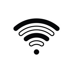 Wifi icons set vector stock illustration.