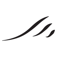 Abstract Curved Line Icon