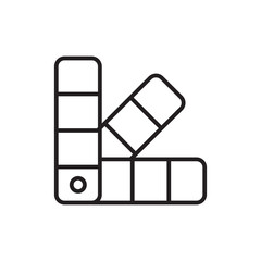 Pantone vector icon. Pantone flat sign design. Pantone symbol pictogram. UX UI icon