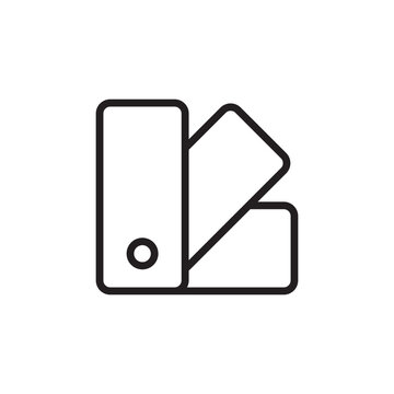 Pantone vector icon. Pantone flat sign design. Pantone symbol pictogram. UX UI icon