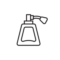 Perfume vector icon. Perfume scent flat sign design. Perfume essence symbol pictogram. UX UI icon
