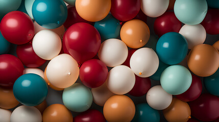 Fototapeta na wymiar many colored balls. abstract background. 3 d render.