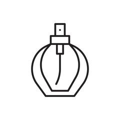 Perfume vector icon. Perfume scent flat sign design. Perfume essence symbol pictogram. UX UI icon