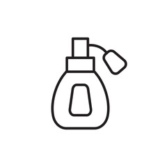 Perfume vector icon. Perfume scent flat sign design. Perfume essence symbol pictogram. UX UI icon