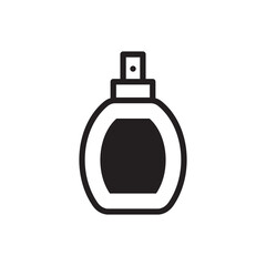 Perfume vector icon. Perfume scent flat sign design. Perfume essence symbol pictogram. UX UI icon