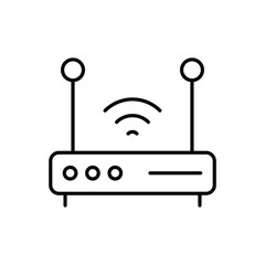 Wifi Router icon vector stock illustration.