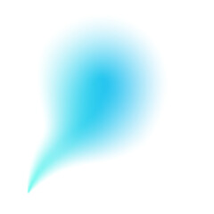 Blue Blurred Gradient Shape