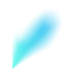 Blue Blurred Gradient Shape