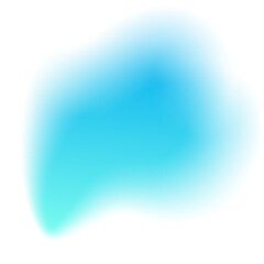 Blue Blurred Gradient Shape
