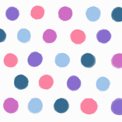 Fototapeta na wymiar Background texture cute polka dots pattern pastel