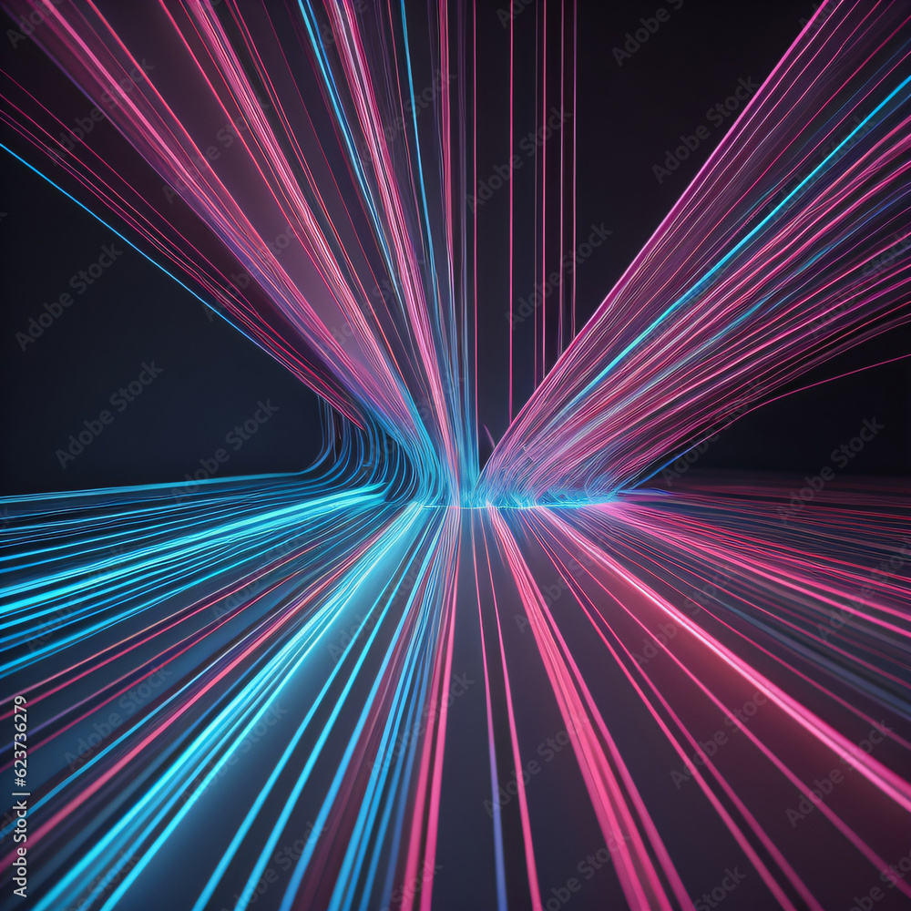 Poster abstract background with rays