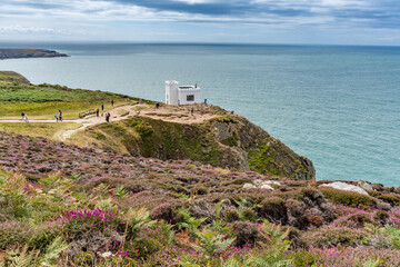 Views around South Stack Lighthouse with the heather out