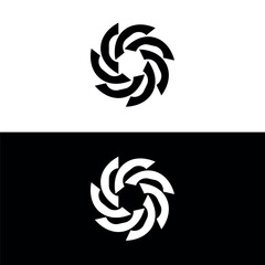 Circle vector logo template design . Circle icon illustration