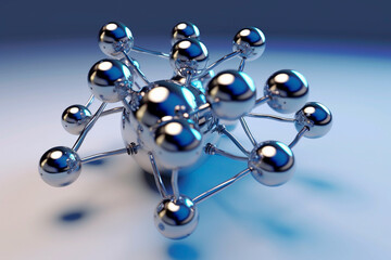 Molecule of green hydrogen gas (H2). Production of green hydrogen energy powered by renewable electricity.