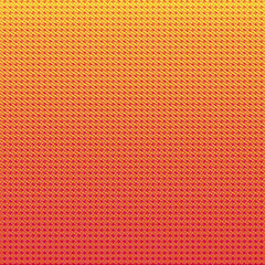Red, orange gradient dots pattern squared backdrop illustration. Empty copy space background, Best suitable for Ad, poster, banner, sale, and various design works