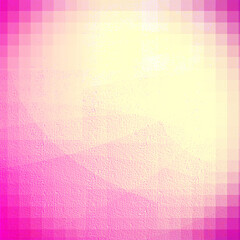 Obraz premium Yellow with pink vignette squared backdrop illustration. copy space background, Best suitable for Ad, poster, banner, sale, celebrations and various design works