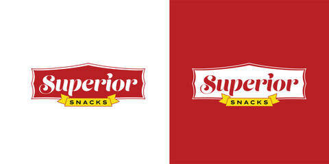 Snacks Business Logo Vector Tamplate, known as namkeen business in india