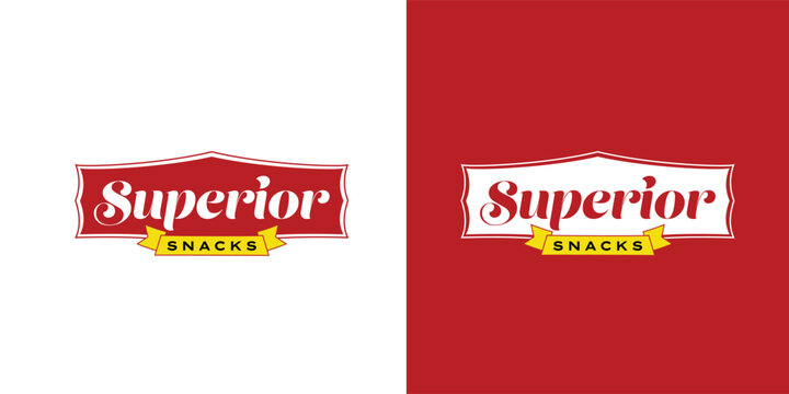 Snacks Business Logo Vector Tamplate, known as namkeen business in india