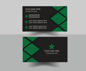 Modern corporate business card design