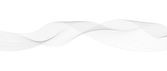 abstract smooth flowing lines vector wave background