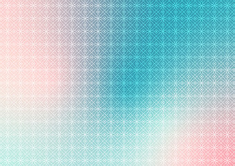 Flower geometric gradient blue pattern line presentation background