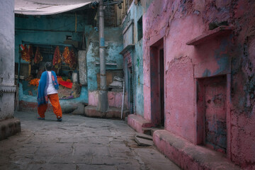 Obraz na płótnie Canvas Passageway of Varanasi