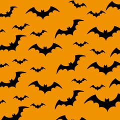 halloween seamless pattern