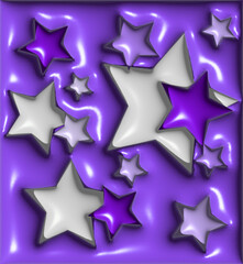 Obraz premium blue star background