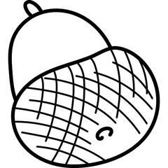 Acorn Seed Coloring page