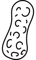 Peanut Nut Coloring page