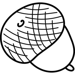 Acorn Seed Coloring page