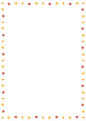 Rectangle Autumn Border A4