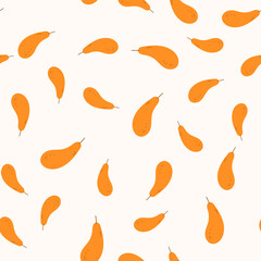 Minimalist Leaf Pattern Seamless