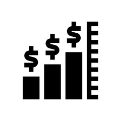 earn money glyph icon