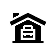 work from home  glyph icon