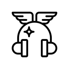 headphone line icon