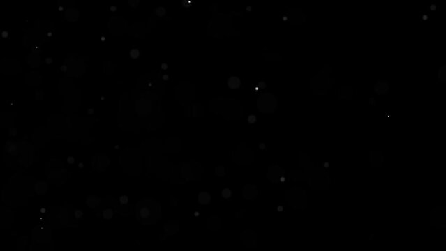 Soft dust, particles, perfect loop, overlay bokeh, flying dust, floating