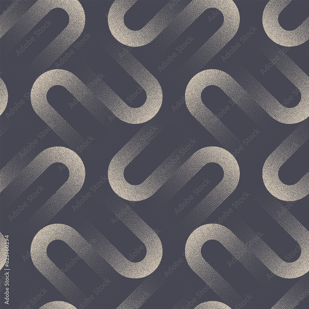 Poster stylish ornament modern seamless pattern vector dynamic abstract background. fashionable fancy texti