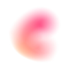Pink Blurred Gradient Shape