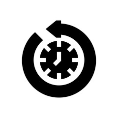 history glyph icon