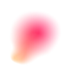 Pink Blurred Gradient Shape