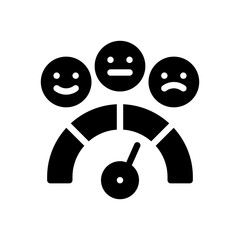satisfaction glyph icon
