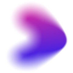 Purple Blurred Gradient Shape