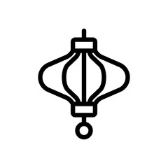 lantern line icon