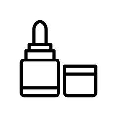 Obraz premium lipstick line icon