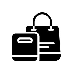 shopping glyph icon