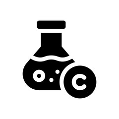 science glyph icon